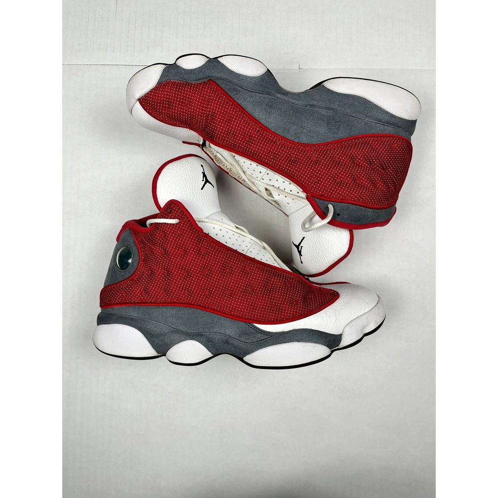 Jordan Sneakers Mens 9.5 Air Jordan 13 Retro Red Flint Gym Red EUC DJ5982-600